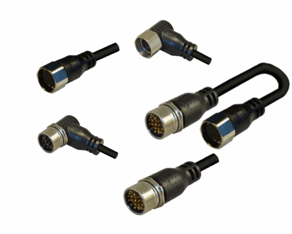 M23 Moulded cable connectors